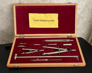 lot 59 image: Sear Roebuck Drafting Set