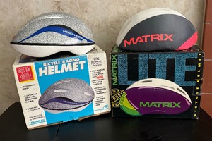 lot 75 image: Bicycle Helmets by Headwinds and Matrix