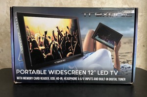 lot 85 image: New Textonic Portable Widescreen 12 LED TV