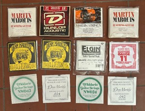 lot 103 image: Guitar Strings by Dean Markley, Martin Marquis, DAddario and More