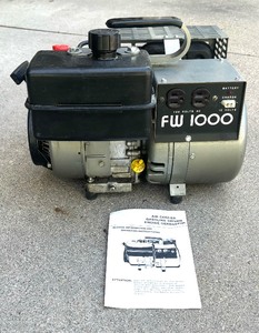 lot 118 image: Kawasaki FW 1000 Generator Model 075PKH-1MA