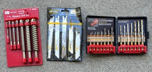 lot 122 image: Sears Craftsman Drill Bits and Blades