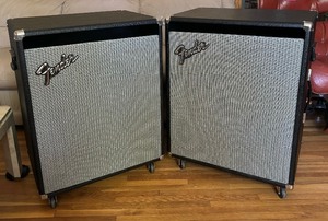 lot 24 image: Two Fender Sidekick 100 Bass Speakers