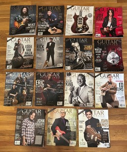 lot 47A image: 16 Editions of Guitar Aficionado Magazines