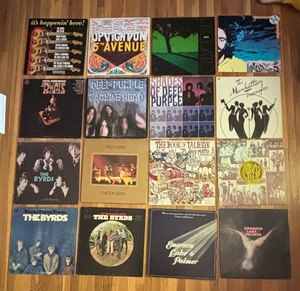 lot 190 image: Record Albums by The Byrds, Deep Purple, Manhatten Transfer and More