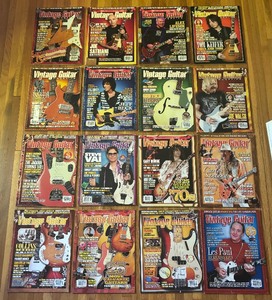 lot 192 image: 16 Vintage Guitar Magazines