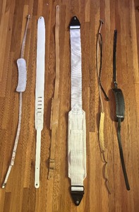 lot 193 image: Selection of Guitar Straps by Silver Eagle, Earth III and More