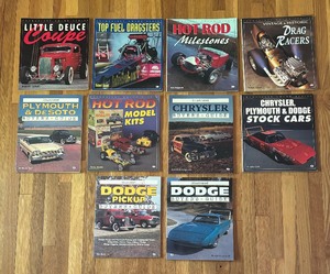 lot 47B image: Books on Cars including Hot Rod Milestones, Vintage & Historic Drag Racers, Hot Rod Model Kits and More