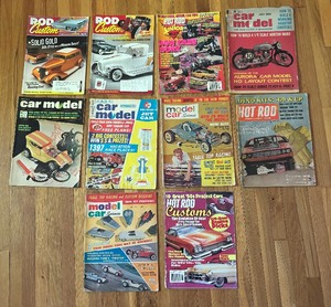 lot 198 image: Vintage Car Magazines including Rod Custom, Car Model, Hot Rod Junior and More