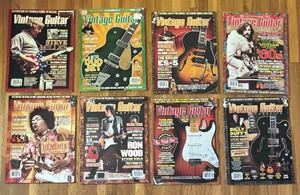 lot 260 image: 8 Editions of Vintage Guitar Magazines
