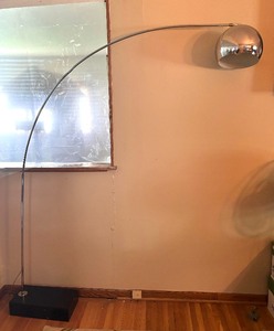 Mid-Century Modern Arc Floor Lamp / Mid-Century Gooseneck Lamp / Mid Century Marks Lamps Arc Floor Lamp