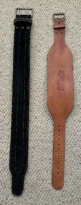 lot 304 image: Two Leather Weight Lifting Belts