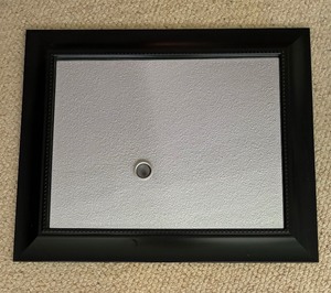 lot 315 image: Black Framed Wall Mirror