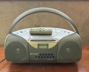 lot 317 image: SONY CD Radio Cassette Player Model CFD-5200