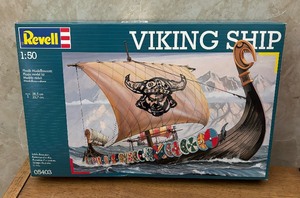 lot 349 image: New Revell 150 Scale Viking Ship Model