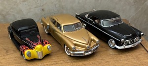 lot 57C image: Three Model Cars by Franklin Mint, Racing Champions and Motor Max