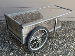 lot 384 image: Wooden Garden Cart