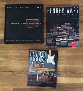 lot 403 image: Three Fender Books including The Soul of Tone, Fender Amps and The Fender Book