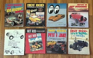 lot 405 image: Hot Rod Books including Hot Rod Memorabilia & Collectables, Heroes of Hot Rodding, Hot Rods & Customs of the 1960s and More