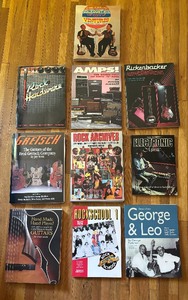 lot 412 image: Rockin Roll Music Books including Rock School I, Rock Archives, Rock Hardware and More