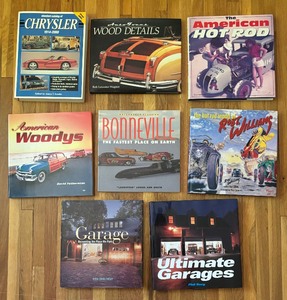 lot 413 image: Books on Cars including American Woodys, Bonneville, The American Hot Rod and More