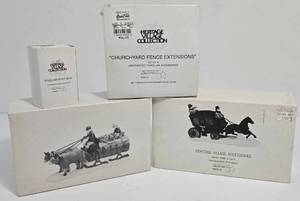 lot 424 image: Dept. 56 Holiday Village Accessories