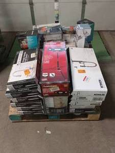 HUGE LOT of Glacier Bay & Kohler Kitchen Faucets, Bathroom Faucets, Showers, Bathtub Faucets, Lightning and Lighting Accessories - For Parts - Sells GREAT on eBay!!