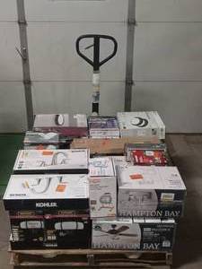 lot 11 image: HUGE LOT of Glacier Bay & Kohler Kitchen Faucets, Bathroom Faucets, Showers, Bathtub Faucets, Lightning and Lighting Accessories - For Parts - Sells GREAT on eBay