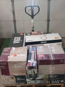 lot 12 image: HUGE LOT of Glacier Bay & Kohler Kitchen Faucets, Bathroom Faucets, Showers, Bathtub Faucets, Lightning and Lighting Accessories - For Parts - Sells GREAT on eBay