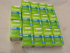 lot 90 image: 14 ct Walgreens Lancets 100 per bo...