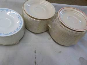 lot 134 image: Corelle Saucers 84 ct ...