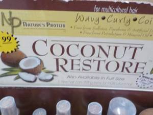 lot 176 image: 37 pc Display Coconut Restore Trial...