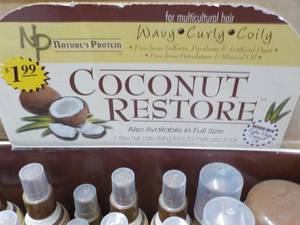 lot 178 image: 37 pc Display Coconut Restore Trial...