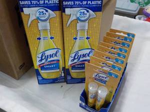 lot 182 image: 16 ct Lysol Smart Cleaner Refills a...