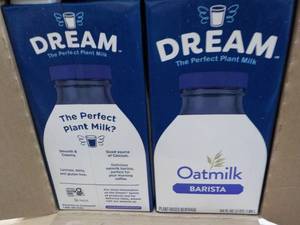 lot 221 image: 8 ct Dream 64 oz Oat milk Barista P...
