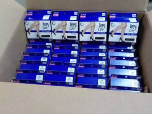 lot 245 image: 36 ct Leggs to Go Jet Black Plus Kn...