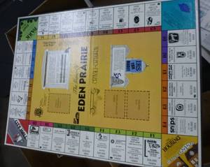 lot 18 image: Vintage Eden Prairie based monopoly type game