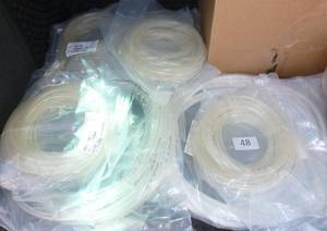 lot 48 image: Lot of 8 bags of silicone hose - 25 ft per bag