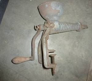 lot 62 image: Vintage sausage stuffer