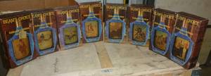 lot 63 image: Vintage group of 8 Jim Beam Americana Vol III bottles with boxes