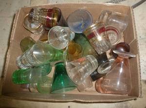 lot 85 image: Box of unique shot glasses