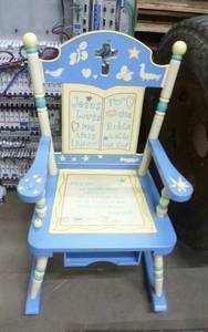 lot 98 image: Cute kids rocking chair