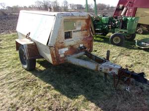 lot 6 image: Ingersoll Rand 175 Tow Behind Air Compressor.