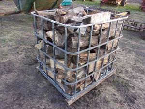 lot 57 image: Tote of Camp Fire Wood