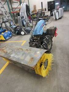 lot 110 image: BCS GAS POWERED WALK BEHIND POWER BROOM