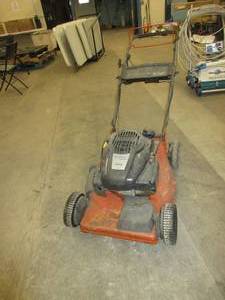 lot 112 image: HUSQVARNA GAS LAWNMOWER