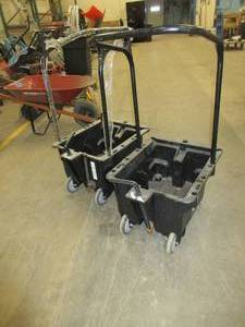 lot 129 image: KAIVAC TROLLEY BUCKETS