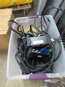 lot 846 image: KVM SWITCHES AND COMBO CABLES