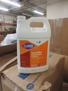 lot 140 image: CLOROX, TOTAL 360 DISINFECTANT CLEANER