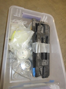 lot 186 image: DOOR STOPS AND DOOR PARTS- MOSTLY NEW